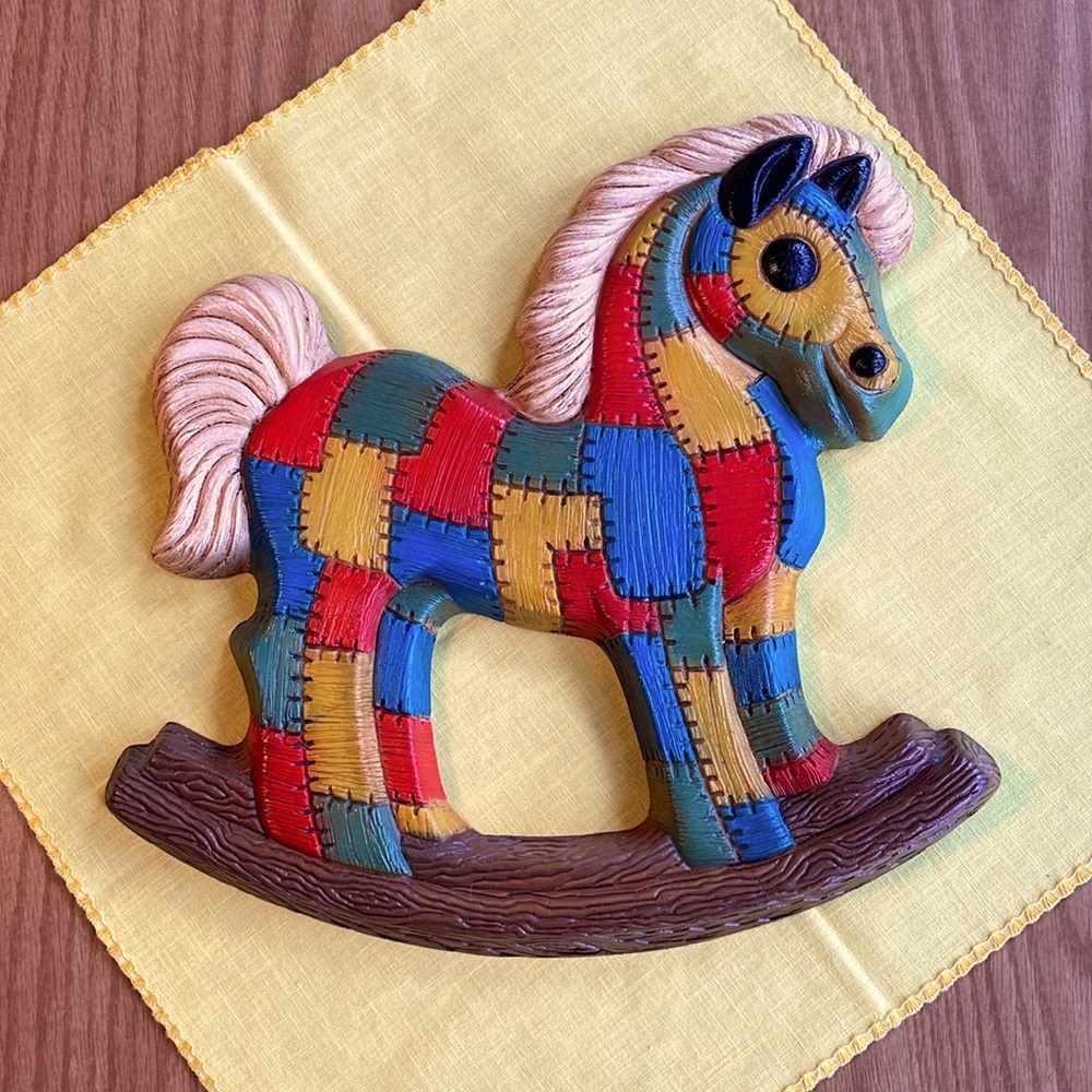 1983 Rocking Horse Wall Hanging